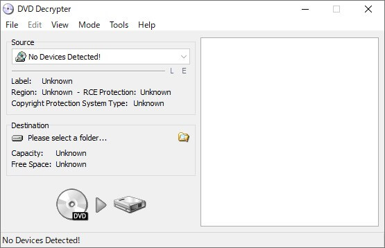 DVD DecrypterでDVDリッピング