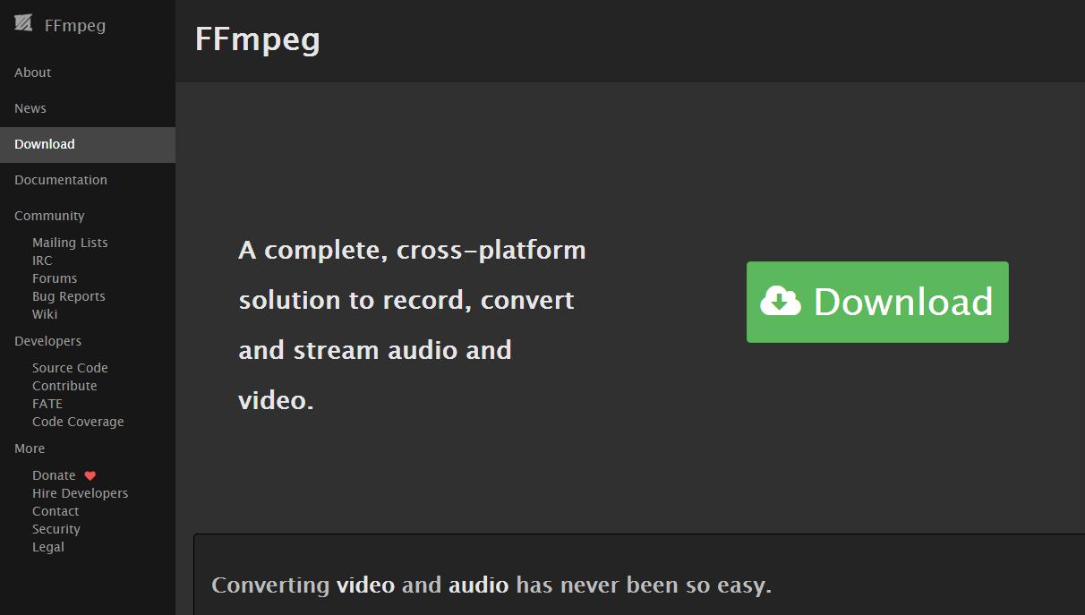 ffmpeg mp4 to mp3