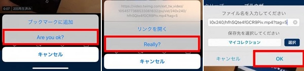 ClipboxでTumblr動画を保存