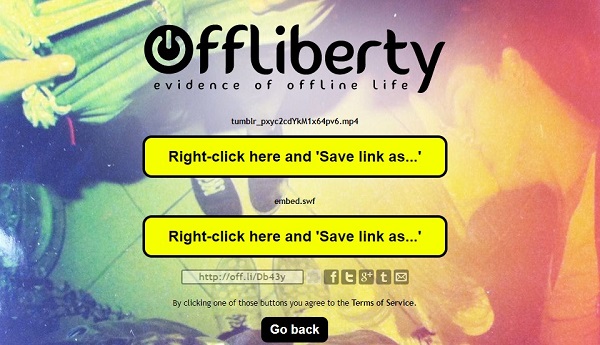 Offlibertyでひまわり動画を録画