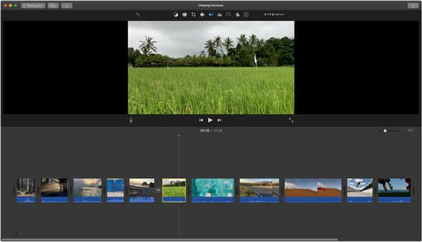 iMovie - Mac MP4 編集