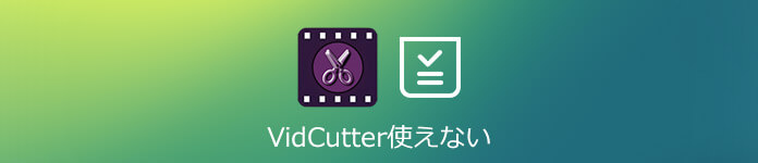 VidCutterが使えない